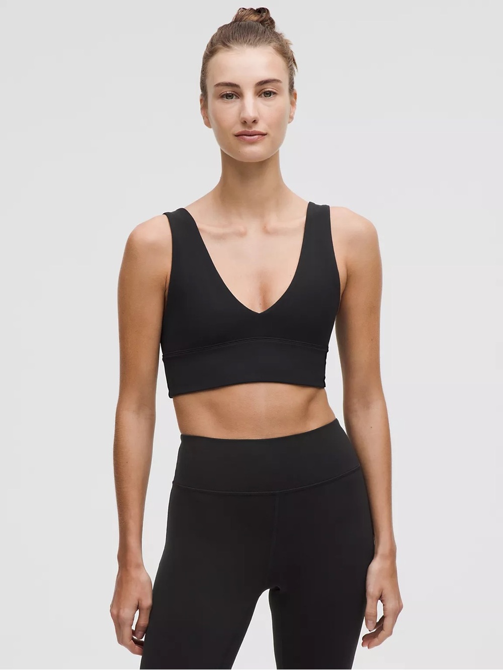 Lulu Lemon Align Reversible Bra Light Support Black Size 14